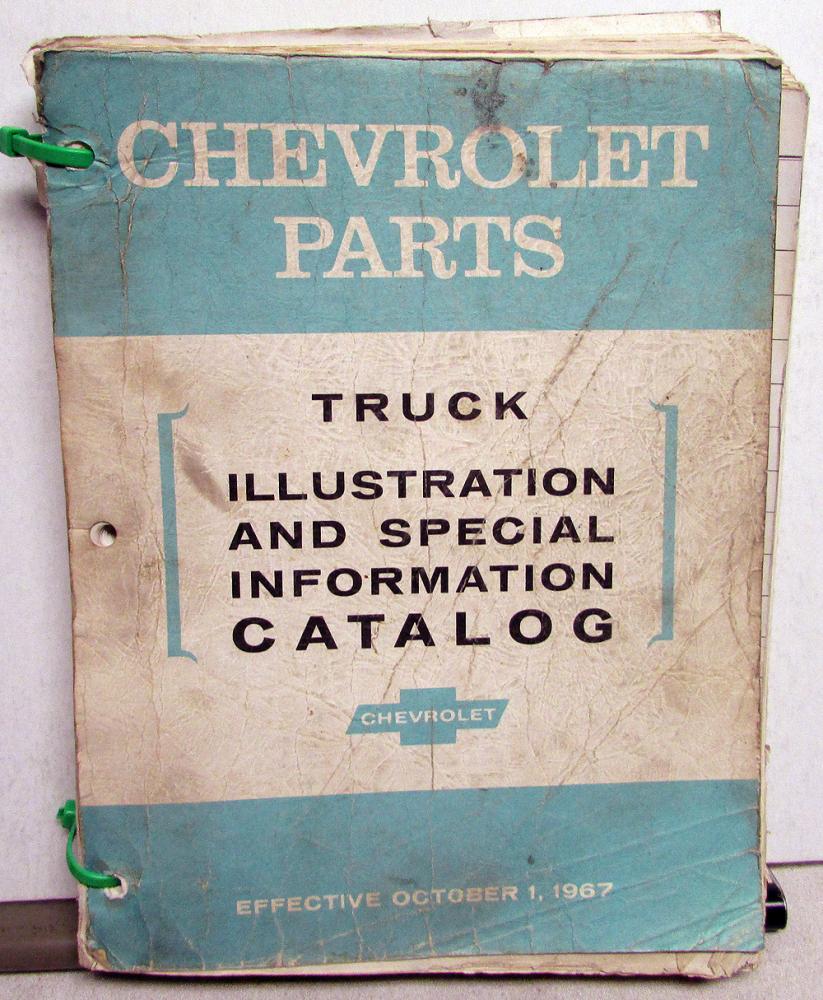 19531968 Chevrolet Truck Dealer Parts Illustration Special Information