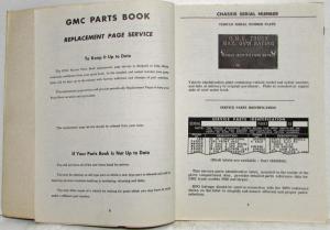 1967 GMC Preliminary Truck Master Parts Book 1500 2500 3500 Models