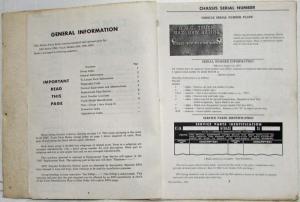 1967-1968 GMC Truck Master Parts Book EG EM ES 4500 5500 6500 Models
