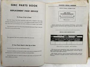 1967-1969 GMC Truck Parts Book CE EG EM ES 4500 5500 6500 and ME 6500 Models