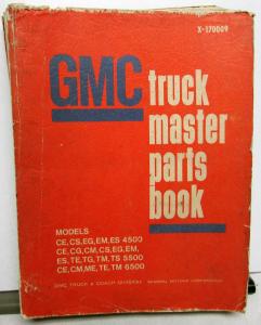 1967-1970 GMC Truck Master Parts Book 4500 5500 6500 Models