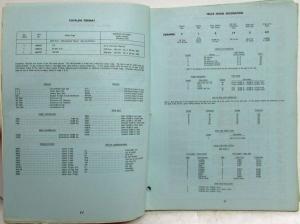 1970-1971 Chevrolet Heavy Duty Truck 90 Series 3 1/2 Ton Parts Book