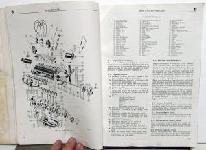 1957-1965 Jeep Utility Vehicles Dealer Service Shop Repair Manual L6 F4 4X4 4x2