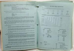 1971 Chevrolet Series 40-50-60 Trucks Parts Book Catalog
