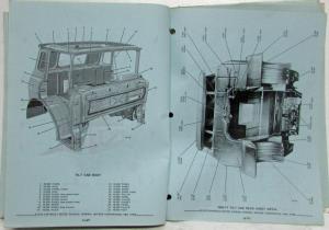 1971 Chevrolet Series 40-50-60 Trucks Parts Book Catalog