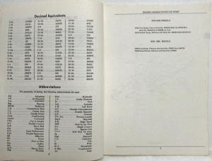 1972-1978 GMC Parts Book PS4620P and 4650P Models