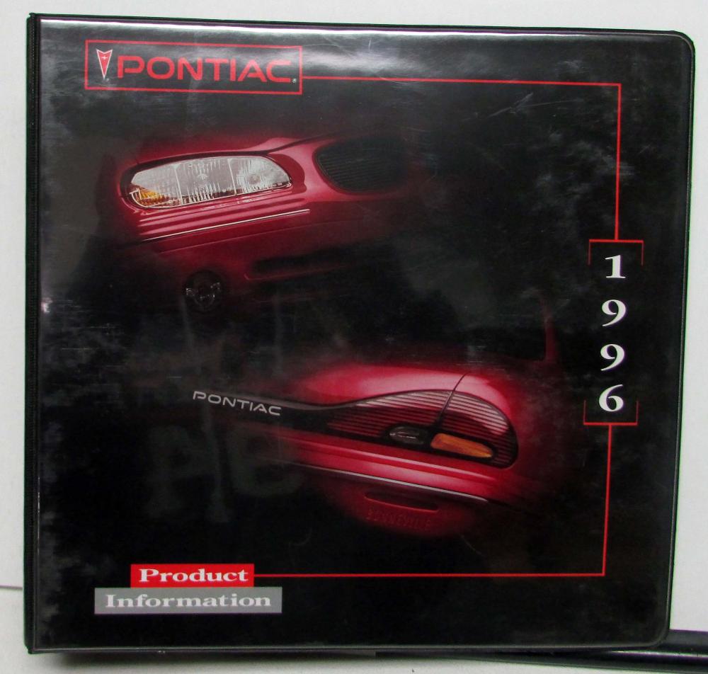 1996 Pontiac Sunfire Grand Am Firebird Grand Prix Bonneville Feature Color Album