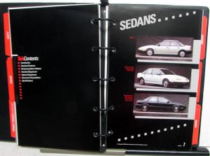 1993 Saturn Sedan SL2 SL1 SL Coupe SC1 SC2 Wgon SW1 SW2 Consultant Product Guide