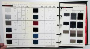 1992 Saturn SL2 SL1 SL SC Color Trim Comparisons Consultant Product Guide