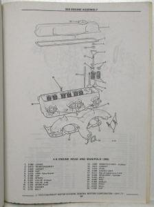 1973 Chevrolet P-3 Motor Home RV Chassis Parts Book Catalog