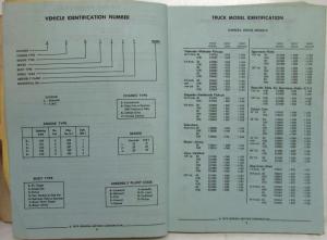 1973-1974 GMC Series 15-25-35 Truck Parts Book Catalog