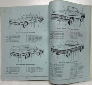 1973-1974 GMC Series 15-25-35 Truck Parts Book Catalog