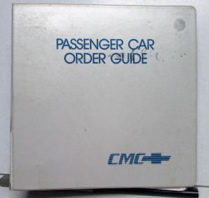 1992 Chevrolet Geo Beretta Cavalier Camaro Corvette Prizm Tracker Data Album