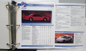 1992 Chevrolet Geo Beretta Cavalier Camaro Corvette Prizm Tracker Data Album