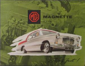 1959 MG Magnette Mark III Color Sales Brochure