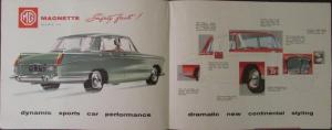 1959 MG Magnette Mark III Color Sales Brochure