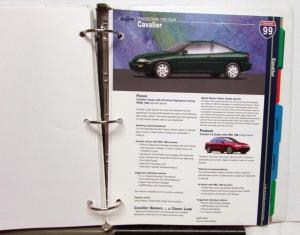 1999 Chevrolet Lumina Monte Carlo Malibu Cavalier Camaro Corvette Order Guide