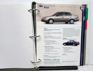 1999 Chevrolet Lumina Monte Carlo Malibu Cavalier Camaro Corvette Order Guide