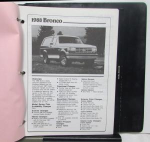1988 Ford Crown Vic Thunderbird Taurus Mustang Tempo Festiva Product Information