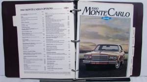 1980 Chevrolet Monte Malibu Camaro Citation Monza Chevette Fleet Buyers Guide