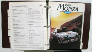 1980 Chevrolet Monte Malibu Camaro Citation Monza Chevette Fleet Buyers Guide