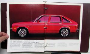 1980 Chevrolet Monte Malibu Camaro Citation Monza Chevette Fleet Buyers Guide