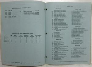1972-1973 Chevrolet LUV Parts Catalog Book Pickup Truck Series 1 and 2