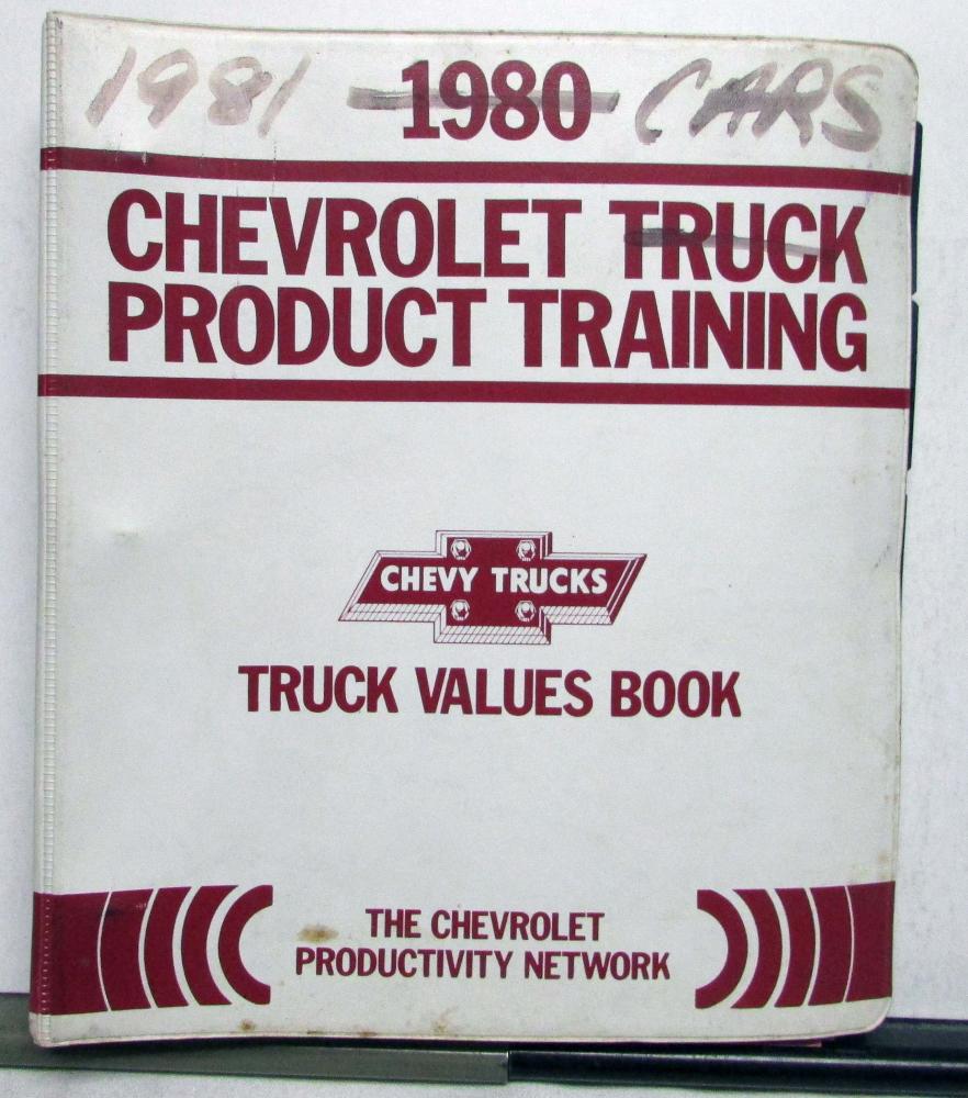 1981 Chevrolet Monte Malibu Camaro Citation Chevette Corvette Car Value Guide