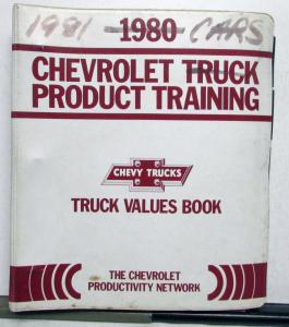 1981 Chevrolet Monte Malibu Camaro Citation Chevette Corvette Car Value Guide