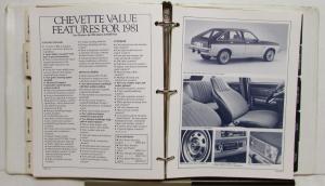 1981 Chevrolet Monte Malibu Camaro Citation Chevette Corvette Car Value Guide