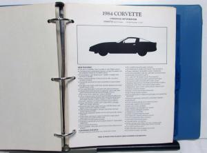 1984 Chevrolet Monte Celebrity Camaro Chevette Corvette S C/K Pickup Order Guide