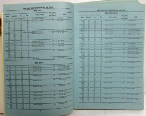 1973-1976 GMC Chevy Series 7000 thru 9500 Heavy Duty Trucks Parts Book Catalog