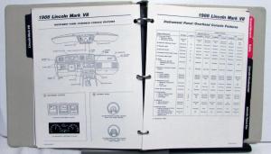 1986 Lincoln Mercury Cougar Mark VII Continental  Marquis Advance Edition Guide