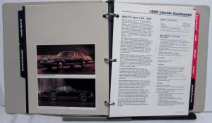 1986 Lincoln Mercury Cougar Mark VII Continental  Marquis Advance Edition Guide