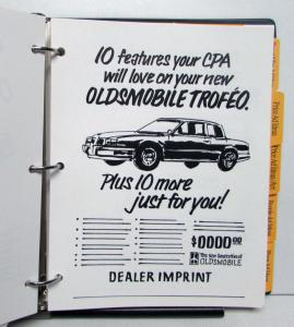 1990 Oldsmobile Trofeo Cutlass Eighty Eight Toronado Marketing Ads Sourcebook