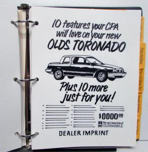 1990 Oldsmobile Trofeo Cutlass Eighty Eight Toronado Marketing Ads Sourcebook