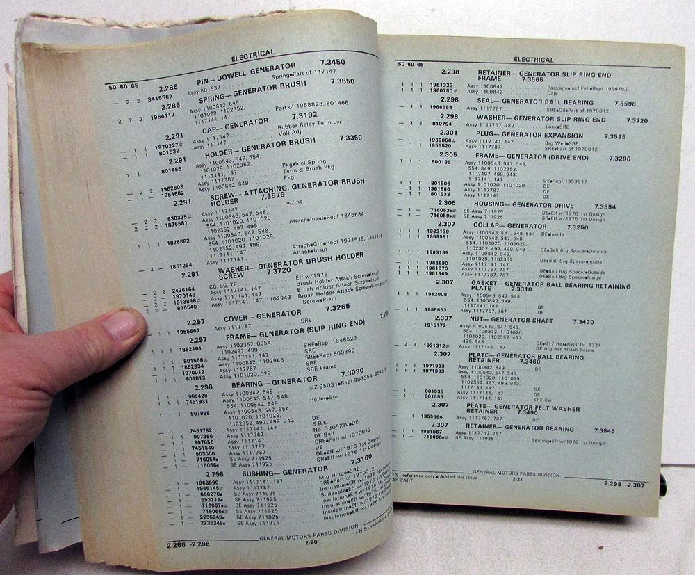 19731978 GMC Chevy Medium Duty Series 5000 6000 6500 Trucks Parts Book