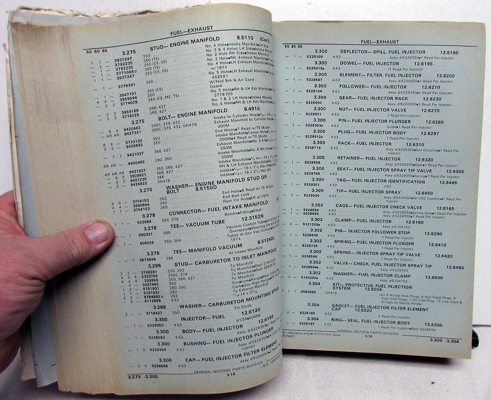 19731978 GMC Chevy Medium Duty Series 5000 6000 6500 Trucks Parts Book