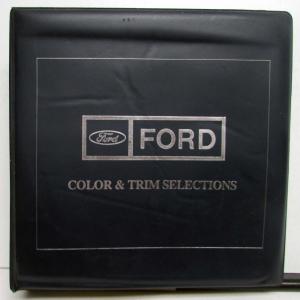 1985 Ford Thunderbird LTD Mustang Ranger F Series Escort EXP Color & Trim Album