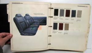 1985 Ford Thunderbird LTD Mustang Ranger F Series Escort EXP Color & Trim Album