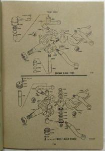 1973-1979 GMC Chevy Heavy Duty Truck Parts Illustration Book 7000 8000 9500