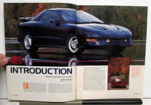 1993 Pontiac Firebirds Road & Track Special Series Magazine