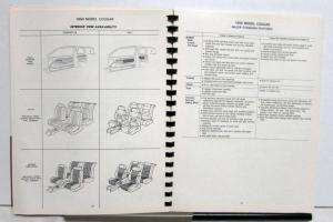 1990 Lincoln-Mercury Cougar Marquis Continental MarkVII Advanced Fleet Fact Book