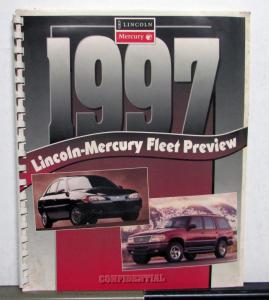 1997 Lincoln Mercury Cougar Mark VII Town Car Marquis Sable XR7 Fleet Preview