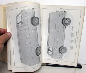 1964-1970 GMC Trucks Van Models G1000 GE and GS 1500 2500 Parts Book