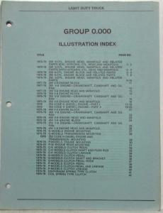 1976-1978 GMC Chevy Truck 10-35 Illustration Parts & Parts Data Book - Canadian