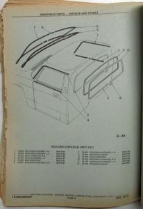 1972-1978 Chevrolet LUV Truck Chassis and Body Parts Book Series 1 thru 8