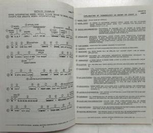 1978-1981 GMC Caballero Truck Dealer Parts Book Catalog 5AW80