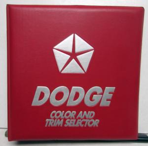 1987 Dodge Daytona Charger Aries K 600 Diplomat Shadow Colt Color Trim Album