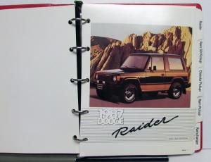 1987 Dodge Raider Ram 50 Pickup Dakota Ramcharger MiniRam Truck Color Trim Album